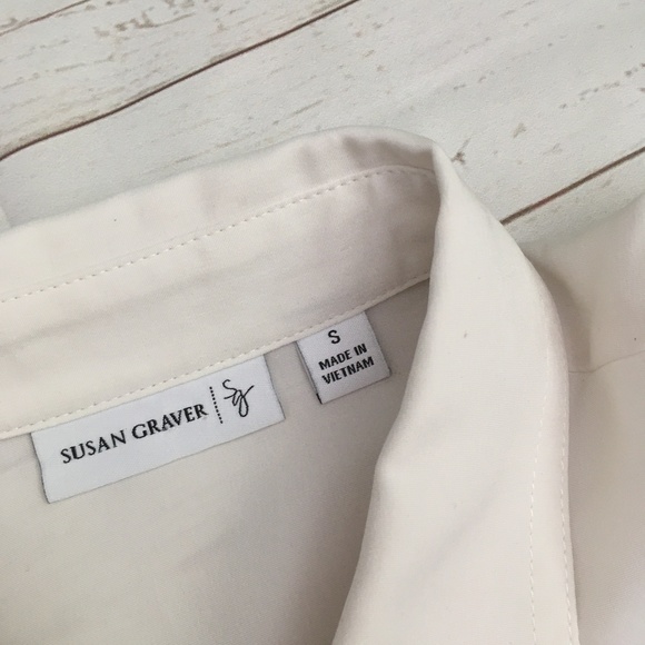 susan graver womens s peachskin solid roll tab shi - Picture 4 of 4